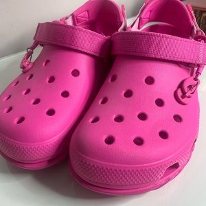 Post Malone Duet Max crocs, hot pink, limited edition, M9 W11